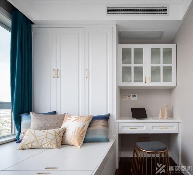 寻意空间：138平欧式装修设计 空间布局精致大气