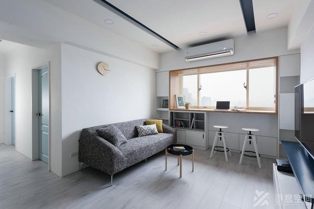 寻意空间：三居室户型装修 简单到极致的漂亮装修