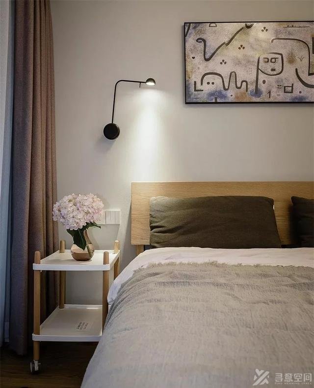 长沙家装效果图 90㎡三室 简约风格装修效果图