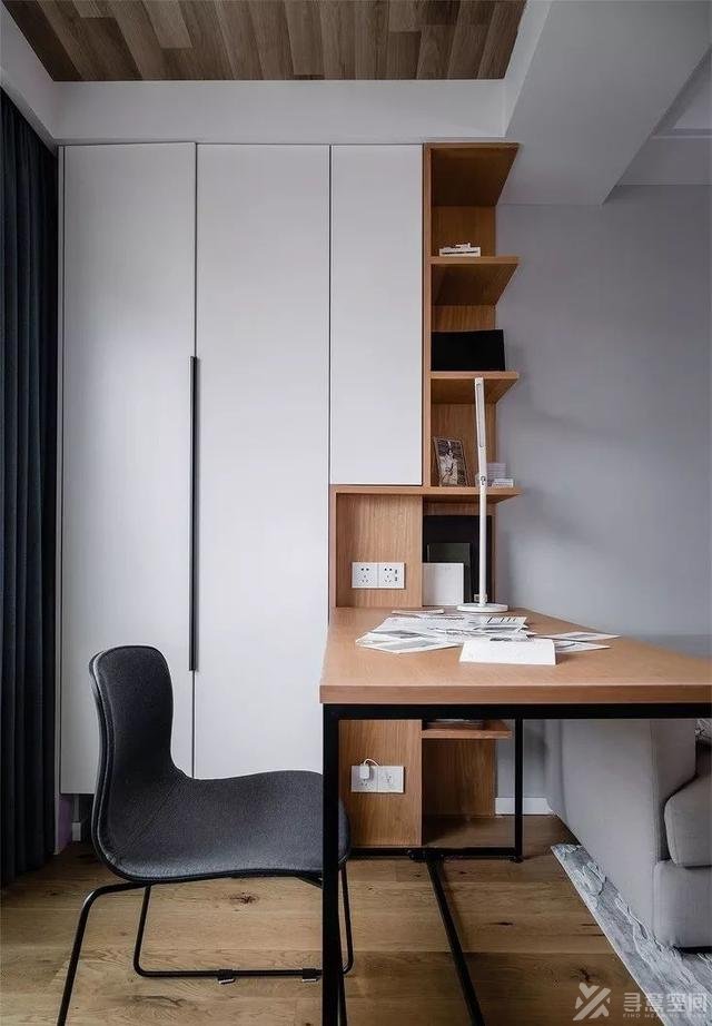 长沙家装效果图 90㎡三室 简约风格装修效果图