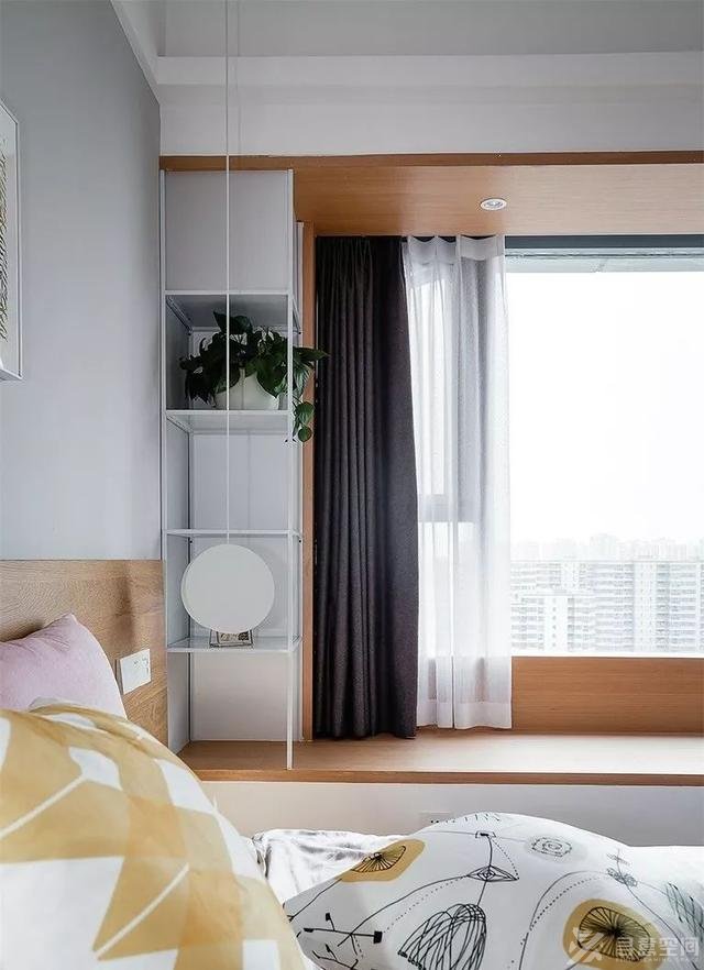 长沙家装效果图 90㎡三室 简约风格装修效果图