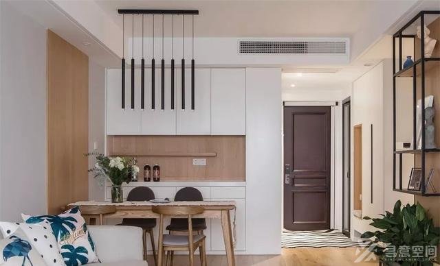 长沙家装效果图 90㎡三室 简约风格装修效果图