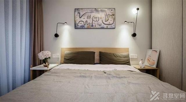 长沙家装效果图 90㎡三室 简约风格装修效果图