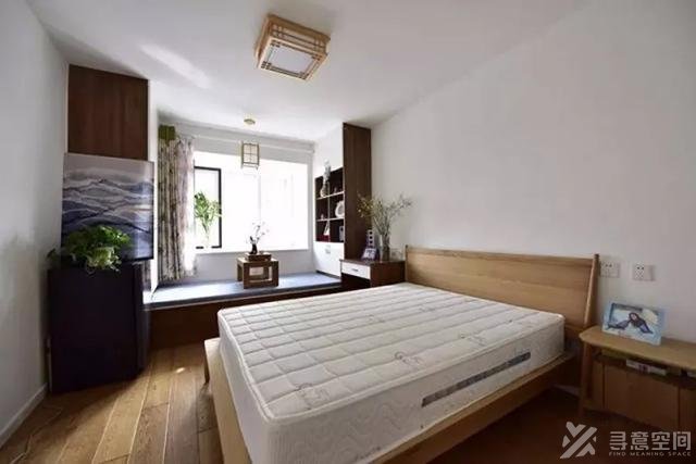 53平的小户型装修效果图 卧室做个飘窗地台安逸