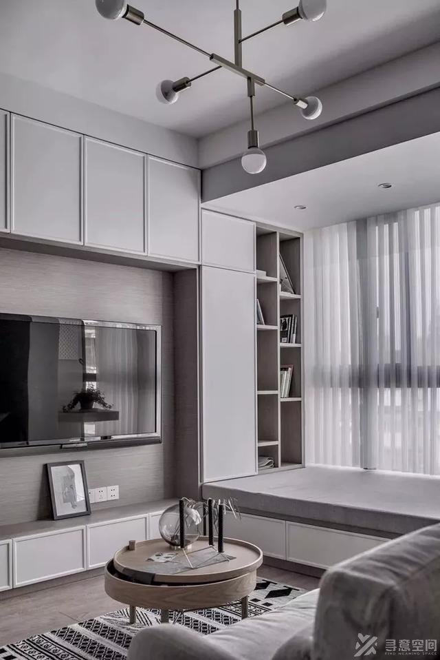 寻意空间：不砸飘窗 侧方空间用起来 收纳不能少