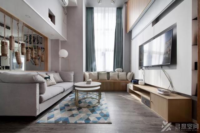 长沙家装效果图 43平的小户型复式楼更显宽敞