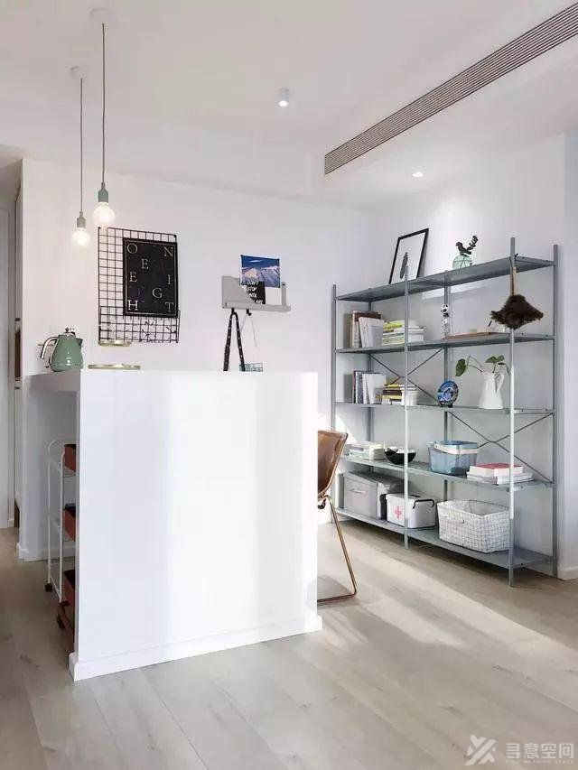 长沙家装效果图120平简约黑白装修设计 美观又实用