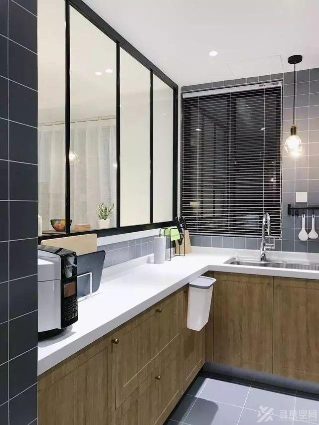 长沙家装效果图120平简约黑白装修设计 美观又实用