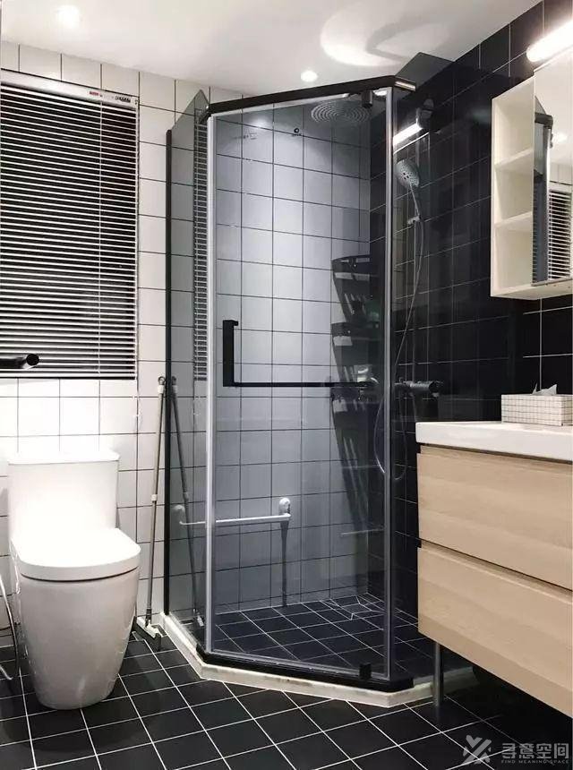 长沙家装效果图120平简约黑白装修设计 美观又实用