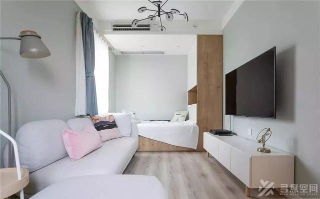 长沙装修效果图：70平三间房，这个小户型太惊艳